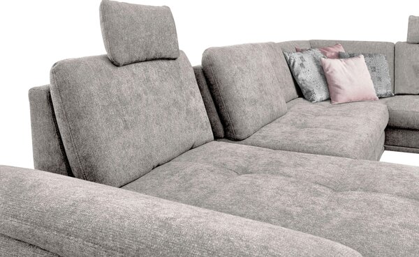 SEDACIA SÚPRAVA, textil, strieborná Sit & More - Sedačky, Online Only