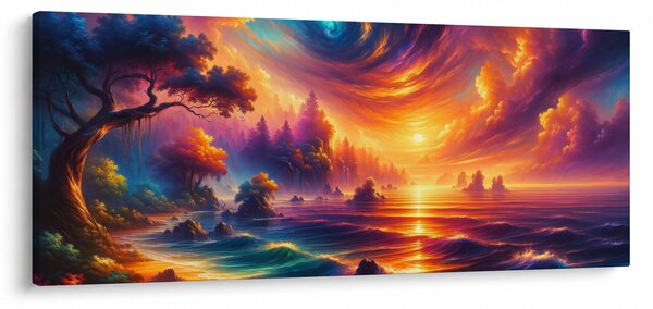 Obraz - Magický svet (120x50 cm)