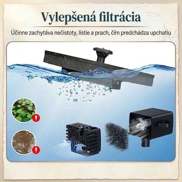 Sunstream™ Solárny Vodný Fontánka
