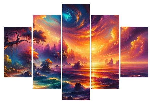 Obraz - Magický svet (150x105 cm)