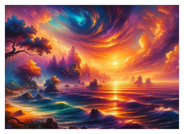Obraz - Magický svet (70x50 cm)