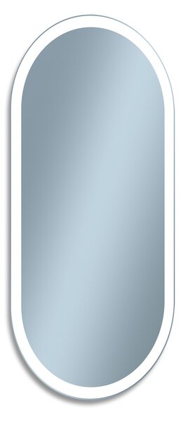 Venti Elipson zrkadlo 60x120 cm oválne s osvetlením strieborná 5907459662399