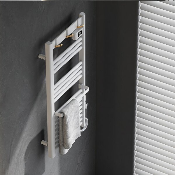 BPS-koupelny Elektrický kúpeľňový radiátor YASUR WH ECO 500W, 50x105 cm, biely