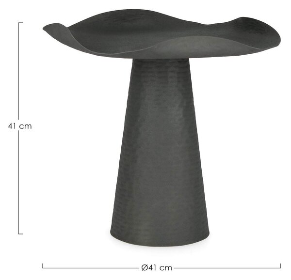 MUZZA Odkládací stolík Lali ⌀ 41 cm zelený