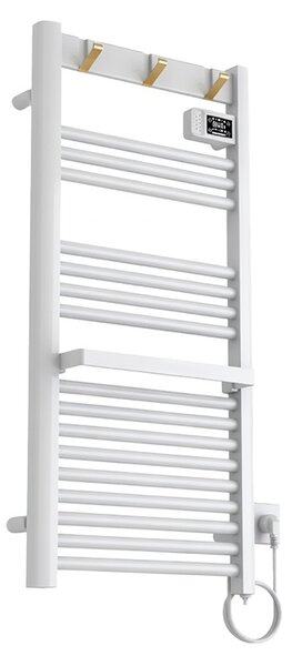 BPS-koupelny Elektrický kúpeľňový radiátor YASUR WH ECO 500W, 50x105 cm, biely