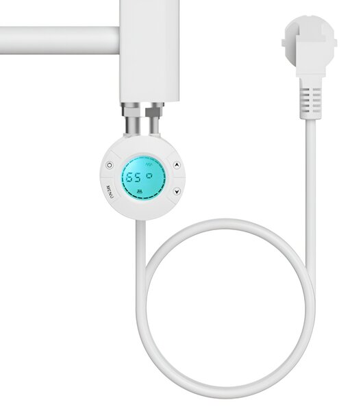 BPS-koupelny Elektrický kúpeľňový radiátor KATLA WH 250W, 50x100 cm, biely