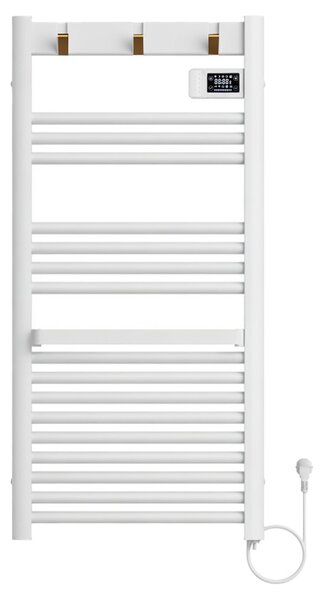 BPS-koupelny Elektrický kúpeľňový radiátor YASUR WH ECO 500W, 50x105 cm, biely