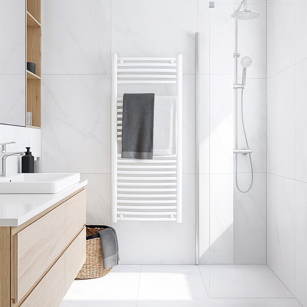 BPS-koupelny Kúpeľňový radiátor CORSO WH 4 50x120 cm, biely