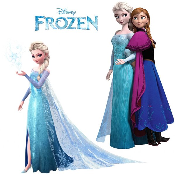 Samolepka na stenu "Frozen 4" 60x70cm