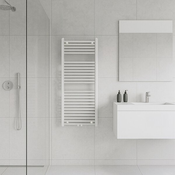 BPS-koupelny Kúpeľňový radiátor CORSO WH 4 50x120 cm, biely