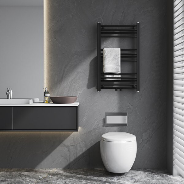 BPS-koupelny Kúpeľňový radiátor CORSO BL 3 50x80 cm, čierny