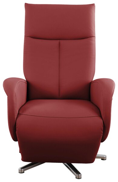 RELAXAČNÉ KRESLO, koža, červená Sit & More - Online Only obývacie izby, Online Only