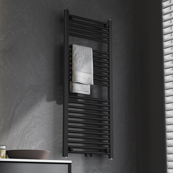 BPS-koupelny Kúpeľňový radiátor GAMA BL 2 50x120 cm, čierny