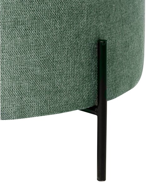 MUZZA Puf amila Ø 60 cm zelený