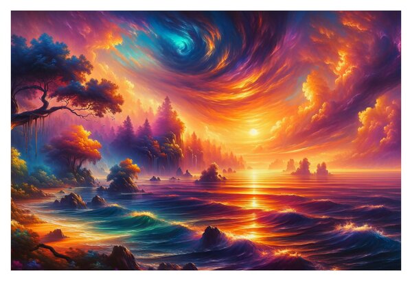 Obraz - Magický svet (90x60 cm)