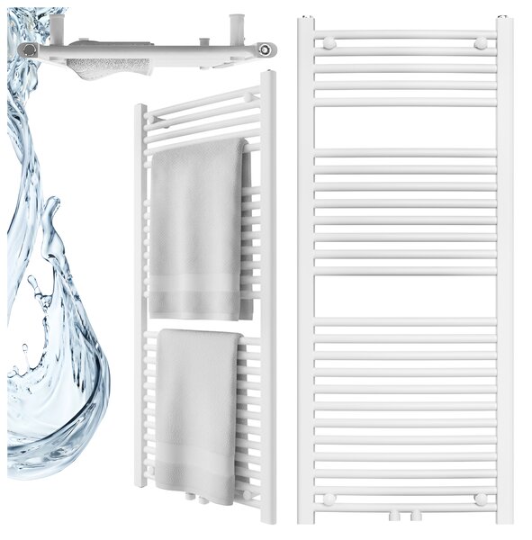 BPS-koupelny Kúpeľňový radiátor CORSO WH 4 50x120 cm, biely