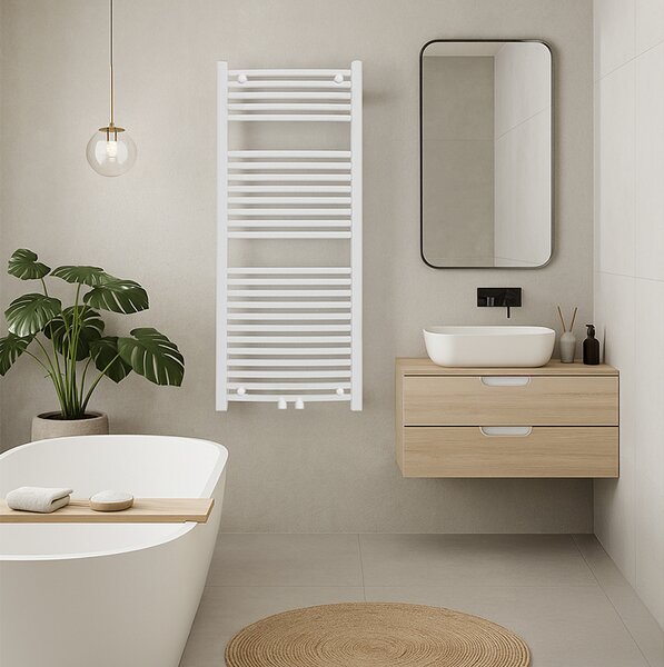 BPS-koupelny Kúpeľňový radiátor CORSO WH 4 50x120 cm, biely