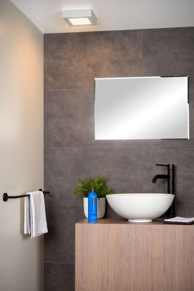 Lucide 28117/17/31 LED prisadené stropné svietidlo Brice 1x15W | 3000K | IP44 - stmievateľné, do kúpeľne