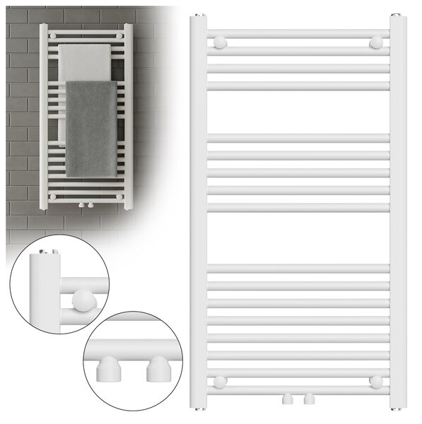 BPS-koupelny Kúpeľňový radiátor CORSO WH 2 50x90 cm, biely