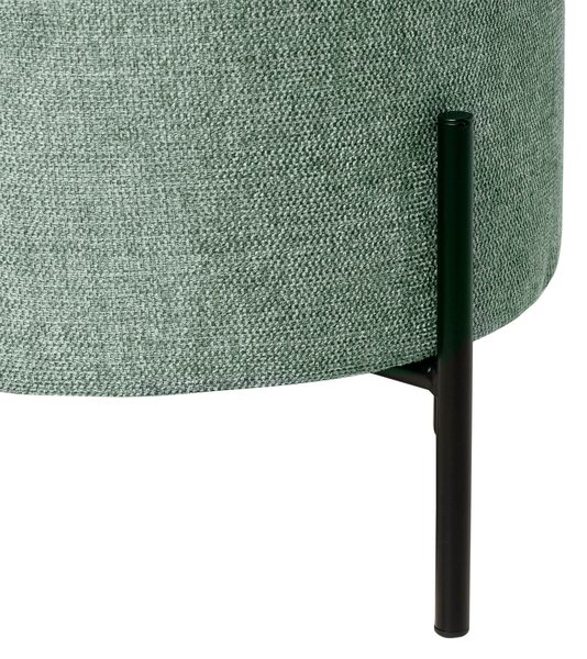 MUZZA Taburet amila Ø 40 cm zelený
