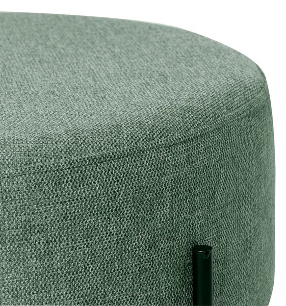MUZZA Puf amila Ø 60 cm zelený