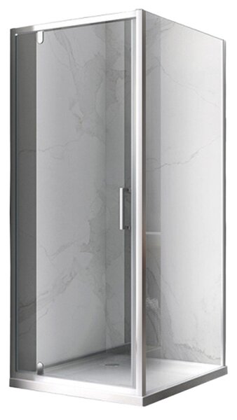 BPS-koupelny Štvorcový sprchový kút ZES KZ04 70x70 chróm/transparent - bez vaničky