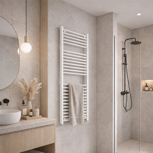 BPS-koupelny Kúpeľňový radiátor GAMA WH 2 50x120 cm, biely