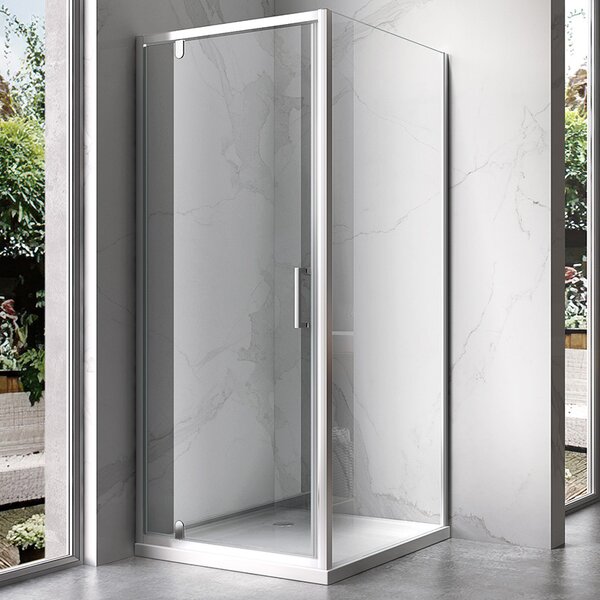 BPS-koupelny Štvorcový sprchový kút ZES KZ04 70x70 chróm/transparent - bez vaničky