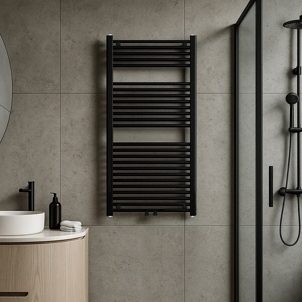 BPS-koupelny Kúpeľňový radiátor CORSO BL 1 60x120 cm, čierny