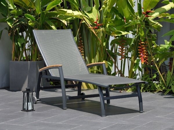 Ležadlo ANGELA DELUXE 169x83,2x113,7cm,hliník