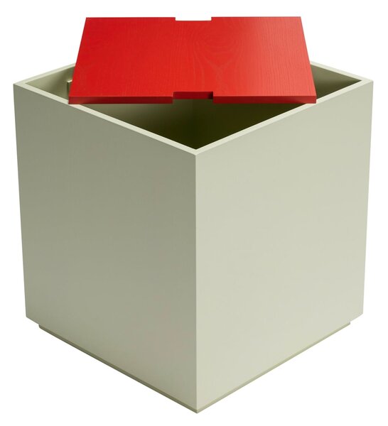 Odkladací stolík Vault Light Green / Red
