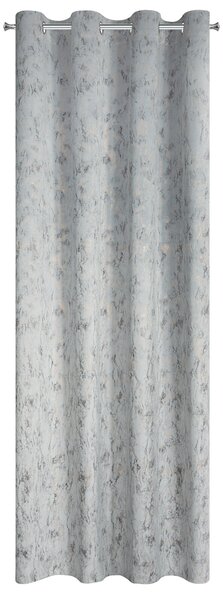 ZATEMŇOVACÍ ZÁVES NA KRÚŽKOCH KORNELIA 140X250 CM STRIEBORNÁ