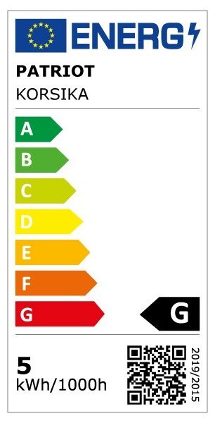 Nástenné elektrické osvetlenie Korsika, sivá