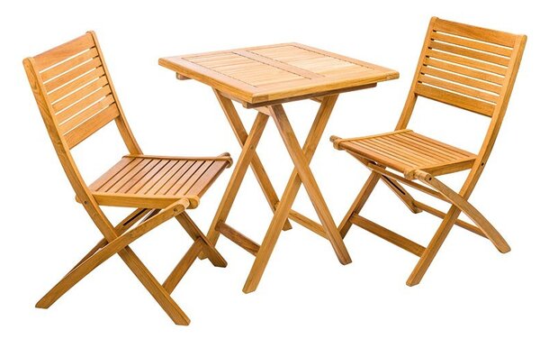 Balkonový stôl AMBRA 75x60x60cm, teak