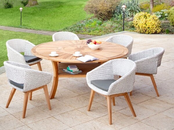 Záhradný stôl COLOSSEUM priemer 180cm, teak