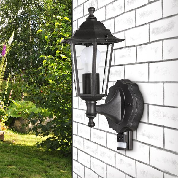 Nástenná lampa Krysante so senzorom