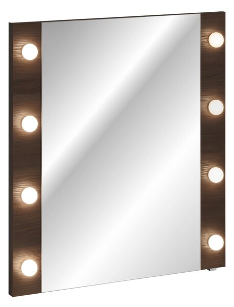 Comad Zrkadlo s LED osvetlením Dorothy Ristretto 80 dub ristretto