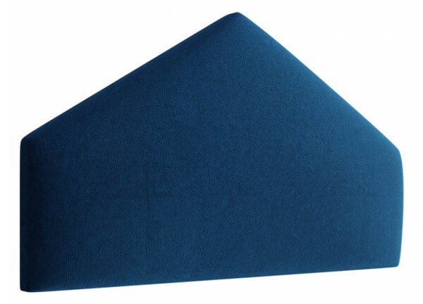 Čalúnený nástenný panel FAFE 1 - ukončovací, tmavý modrý