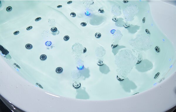 BPS-koupelny Hydromasážna vírivá vaňa VENEZIA 761L 180x120 ĽAVÁ s ohrevom vody