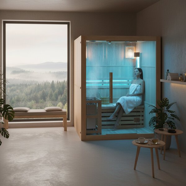 BPS-koupelny Fínska sauna Kemi 3 150x120, 3-4 osoby