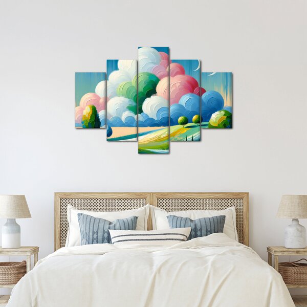 Obraz - Krajinka s mrakom (150x105 cm)
