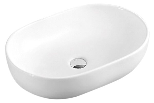 BPS-koupelny Keramické umývadlo na dosku NEO WH 480 48x34,5 cm, biele