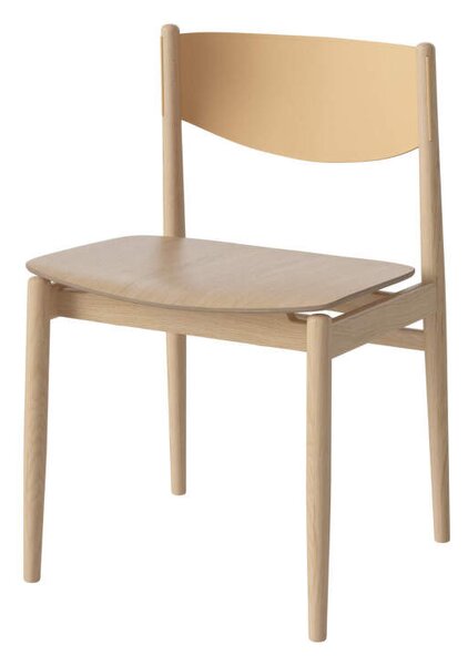 Bolia Jedálenská stolička Apelle Back Upholstery, beige/white oak