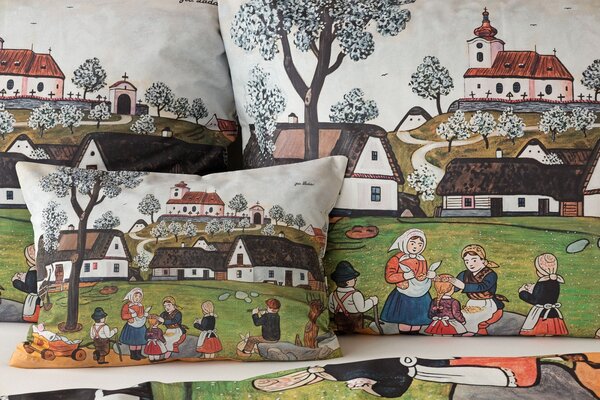 Obliečky Jaro na vsi Bavlna deluxe digitál 1x 140/200, 1x 70/90