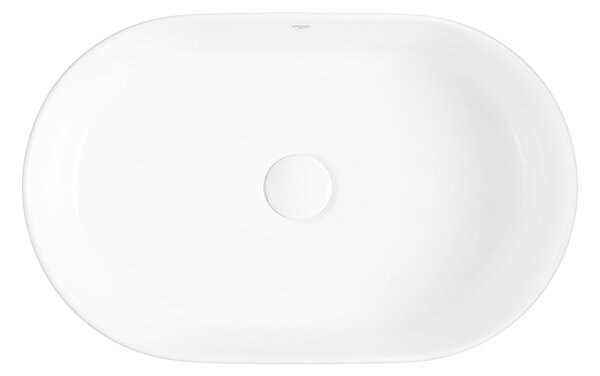 BPS-koupelny Keramické umývadlo na dosku ELIX WH 490 49x31 cm, biele