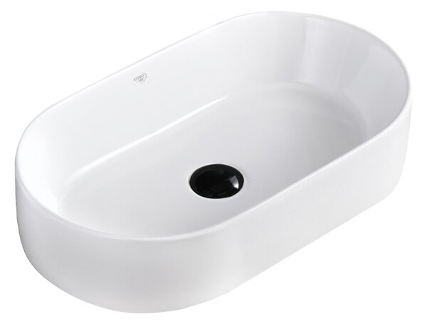 BPS-koupelny Keramické umývadlo na dosku NAVI WH 510 51x31 cm, biele