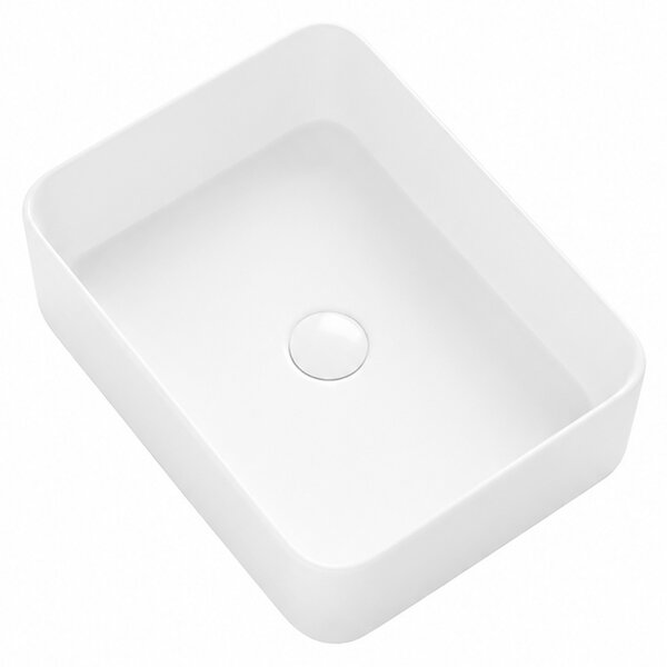 BPS-koupelny Keramické umývadlo na dosku LUXO WH 480 48x37 cm, biele