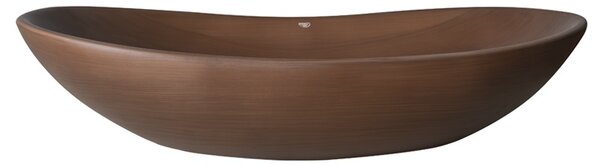 BPS-koupelny Keramické umývadlo na dosku LAVI BR 625 62,5x36,5 cm, hnedé