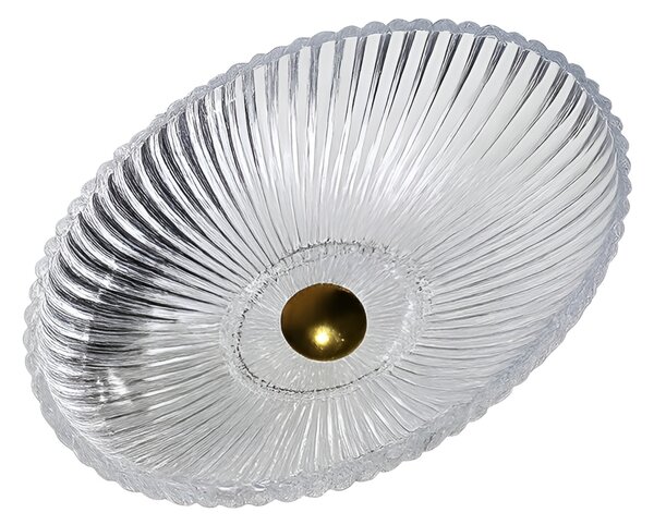 BPS-koupelny Sklenené umývadlo na dosku BRILLANT3 TR 510 51x35 cm, transparent