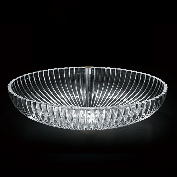BPS-koupelny Sklenené umývadlo na dosku BRILLANT3 TR 510 51x35 cm, transparent
